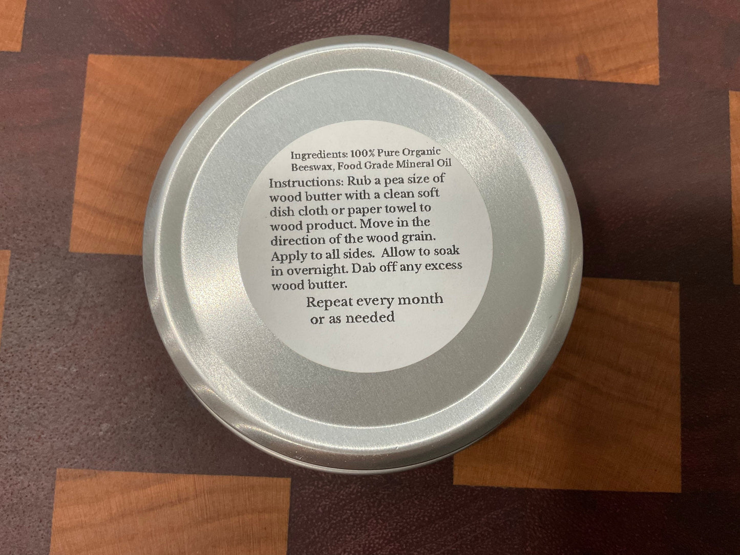 Wood butter (2 Pack), Cutting Board Butter, Board Butter, Food Safe Wood Restore, Protect all wood, Natural Wood Finish,