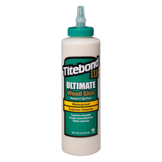 Titebond III Ultimate Wood Glue, 4-Ounces or 16-Ounces