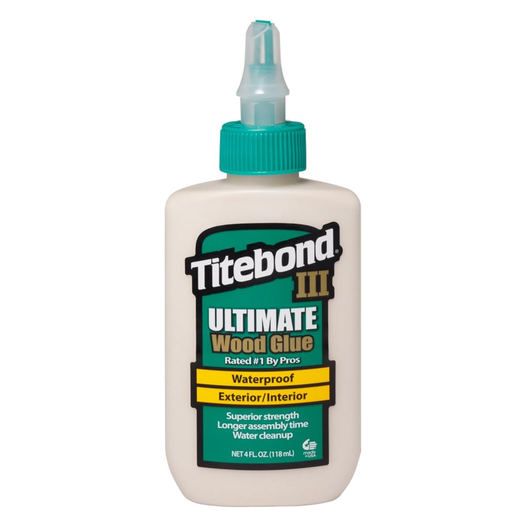 Titebond III Ultimate Wood Glue, 4-Ounces or 16-Ounces
