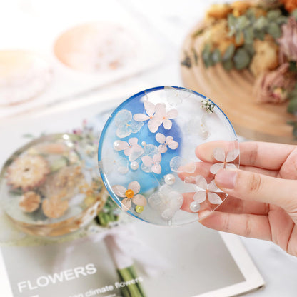 18 Pieces Thicken Resin Coaster Molds, Upgrade Coaster Molds for Epoxy Resin, Coaster Resin Mold with Storage Box Mold for DIY Art Craft Cup Mats