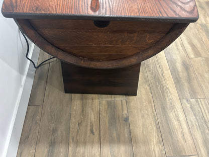 Wine Barrel Arcade Table – Vintage Craft Meets Pixel Power - Custom Arcade Table