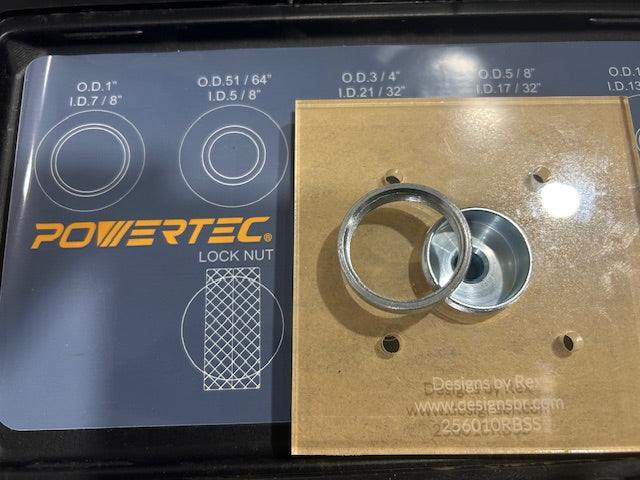 Acrylic Router Base Plates for Milwaukee M18 FUEL Palm Router – 3 Shapes, 3 Sizes 1/4" or 3/8" thickness available