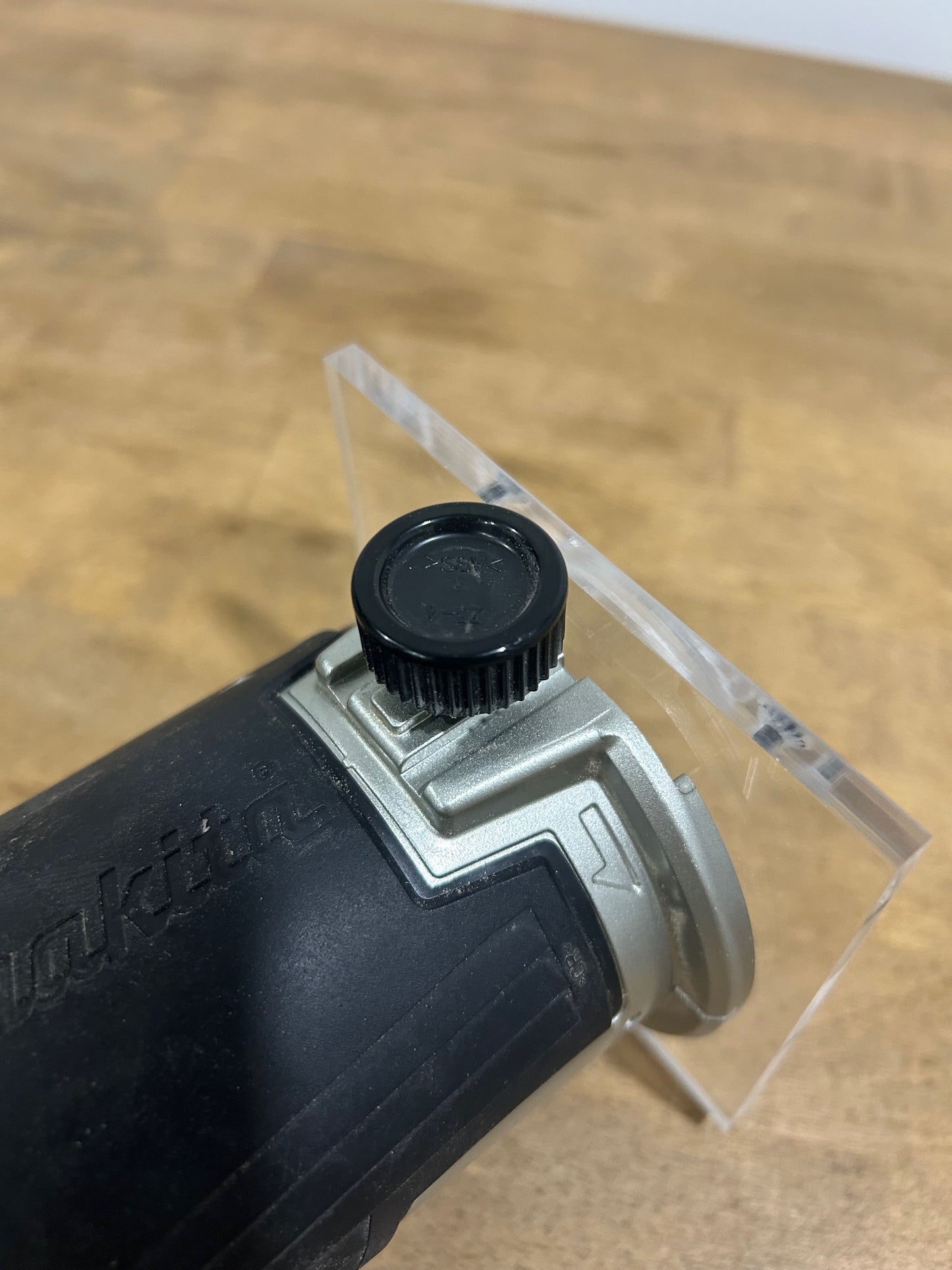 Acrylic Router Base Plates for Makita Palm Router 3 Shapes, 3 Sizes, 1/4" or 3/8" thick, Makita RT0701C, RT0700C, XTR01Z Makita Router Base