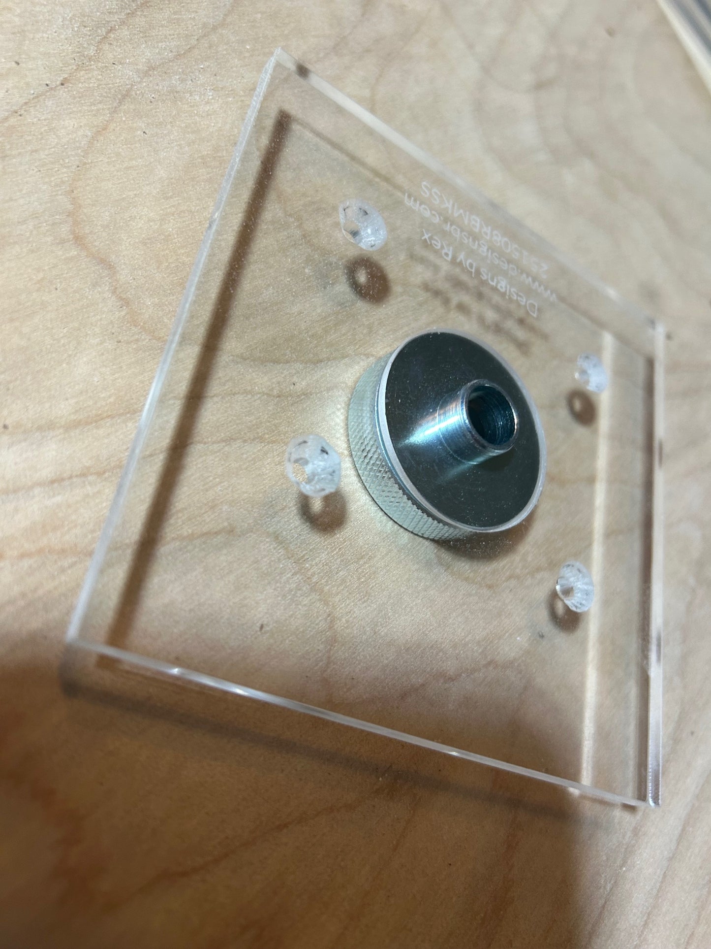 Acrylic Router Base Plates for Makita Palm Router 3 Shapes, 3 Sizes, 1/4" or 3/8" thick, Makita RT0701C, RT0700C, XTR01Z Makita Router Base