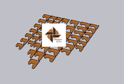 Parametric shelf, Unique Decorative Shelf for your home or office, Parametric Art, Digital File CNC Cutting Laser Router DXF and SVG Files