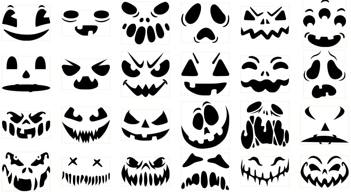 Halloween Lantern Faces - Pumpkin Face SVG Mega Bundle – 350+ Designs