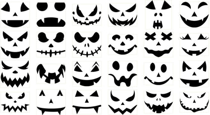 Halloween Lantern Faces - Pumpkin Face SVG Mega Bundle – 350+ Designs