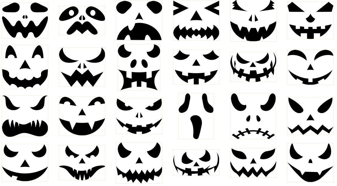 Halloween Lantern Faces - Pumpkin Face SVG Mega Bundle – 350+ Designs