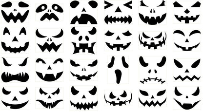 Halloween Lantern Faces - Pumpkin Face SVG Mega Bundle – 350+ Designs