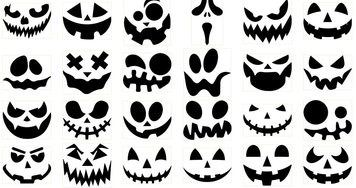Halloween Lantern Faces - Pumpkin Face SVG Mega Bundle – 350+ Designs