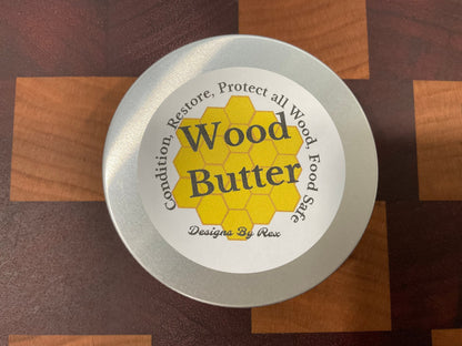 Wood butter (2 Pack), Cutting Board Butter, Board Butter,  Food Safe Wood Restore, Protect all wood, Natural Wood Finish,