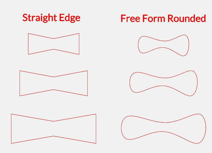 Bow Tie Router Templates (Clear Acrylic) Bow Tie Jig Router Templates Bow Tie Inlay Template