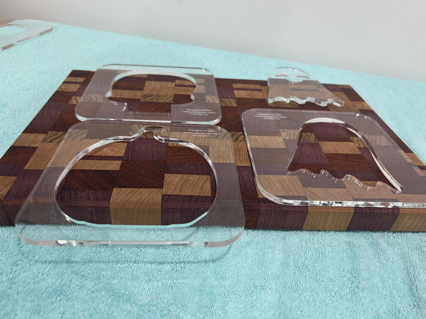 Halloween Router Template made from Cast Acrylic | For Halloween lanterns items and crafts | Halloween Router Templates