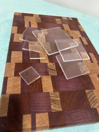 Acrylic Squares - Clear Acrylic Plexiglass Squares - Multiple Thicknesses Square Cast Acrylic square for crafts