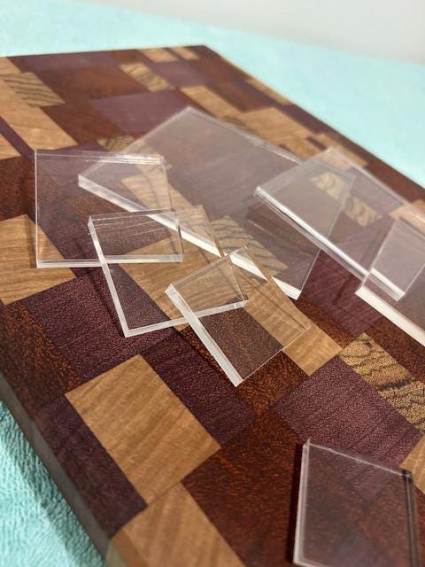 Acrylic Squares - Clear Acrylic Plexiglass Squares - Multiple Thicknesses Square Cast Acrylic square for crafts