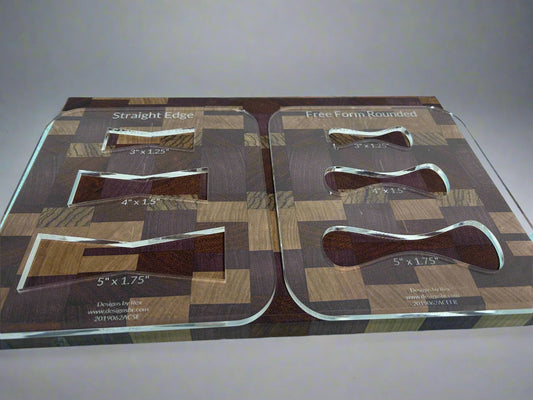 Bow Tie Router Templates (Clear Acrylic) Bow Tie Jig Router Templates Bow Tie Inlay Template