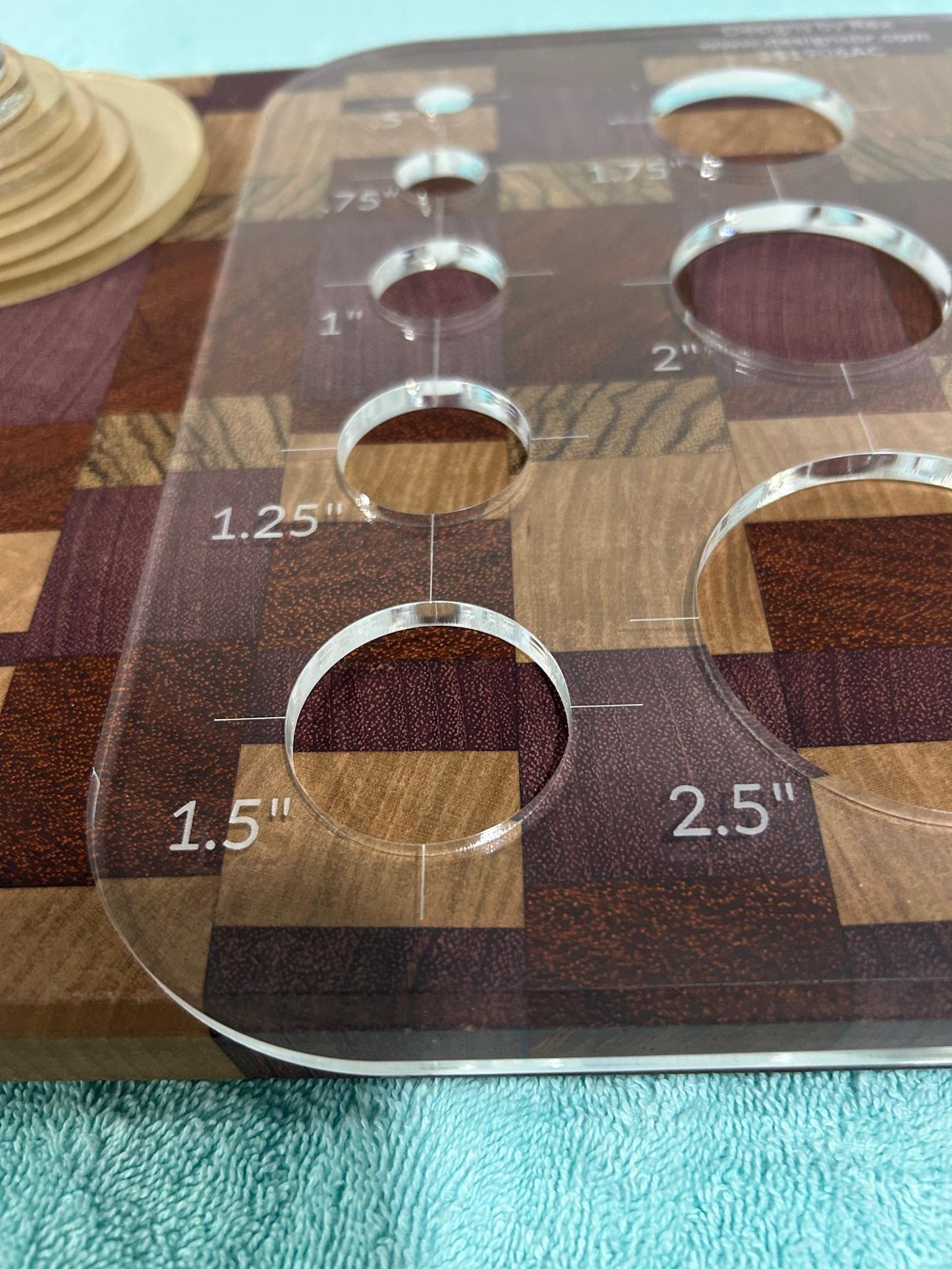 Circle Router Templates (Clear Acrylic) Circle Jig Router Templates Circle Cutting Template