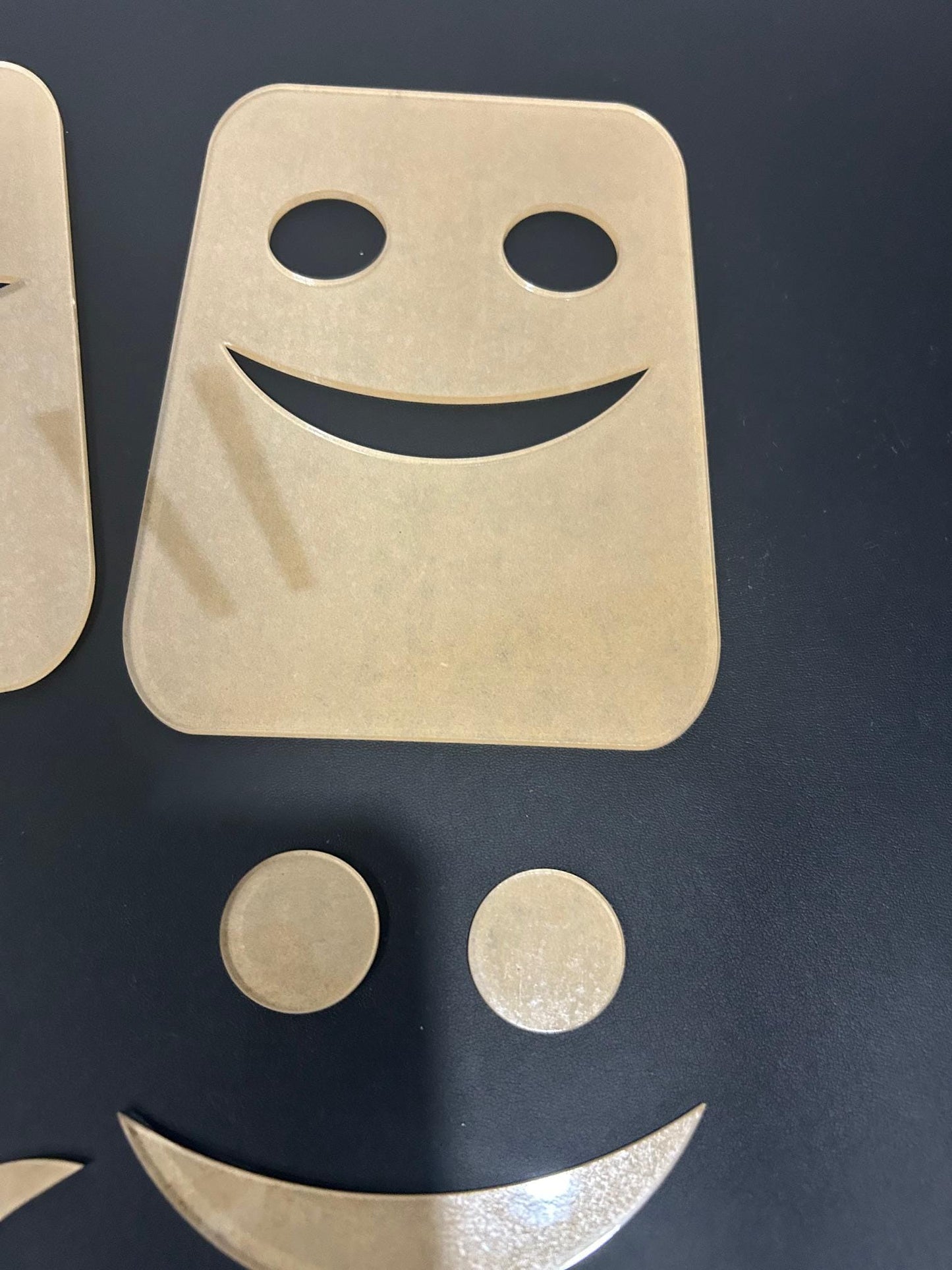 3 Pack Halloween Lantern Router Templates made from 1/4" Cast Acrylic Halloween Jack-O-Lanterns | To Make Lanterns without CNC or Laser