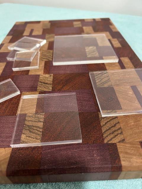 Acrylic Squares - Clear Acrylic Plexiglass Squares - Multiple Thicknesses Square Cast Acrylic square for crafts