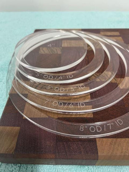 Circle Router Templates Square Router Templates Circle Jig Router Square Jig Templates Circle Inlay Template Square Inlay Template