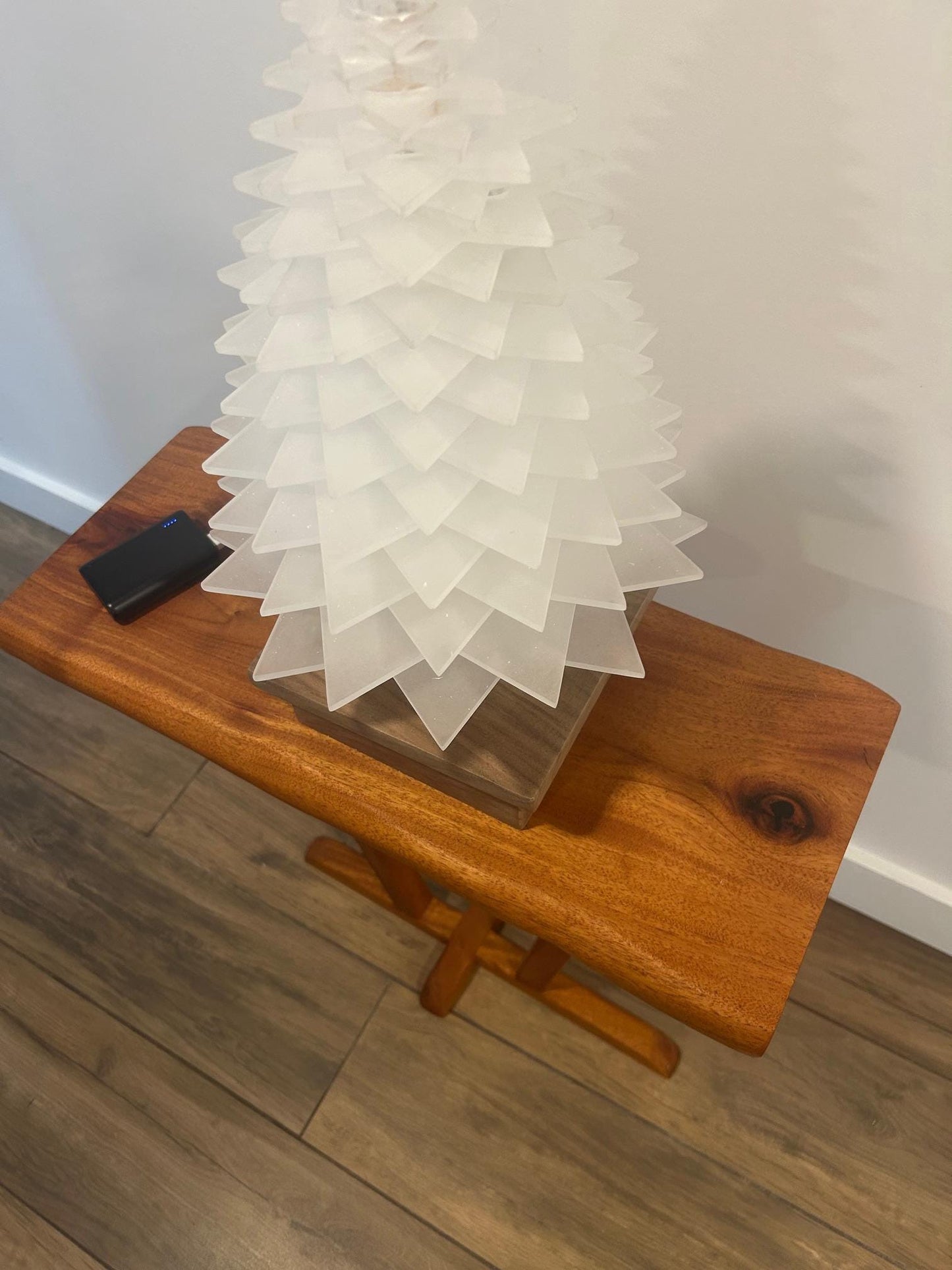 Unique LED Christmas Tree – Acrylic Light Show, Music Sync, Remote Controlled, Xmas color changing tree, table top Christmas tree