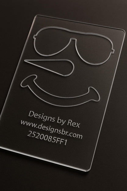 Snowman Lantern Router Templates Cast Acrylic Christmas Snowman Face templates Make Lanterns without CNC or Laser Christmas Lantern Router