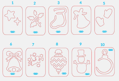 Christmas Lantern Router Templates Holiday Face templates | Make Lanterns without CNC or Laser Christmas Lantern Router Templates