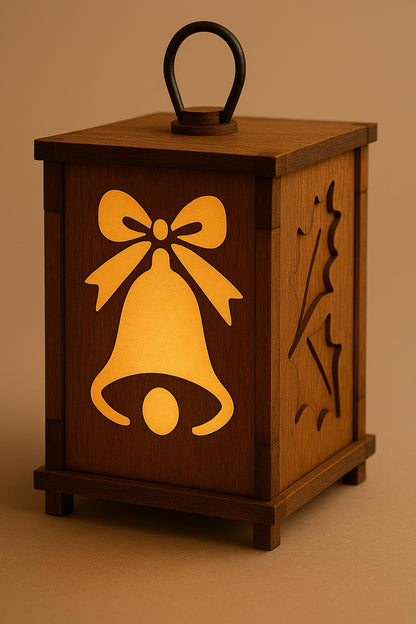 Christmas Lantern Router Templates Holiday Face templates | Make Lanterns without CNC or Laser Christmas Lantern Router Templates