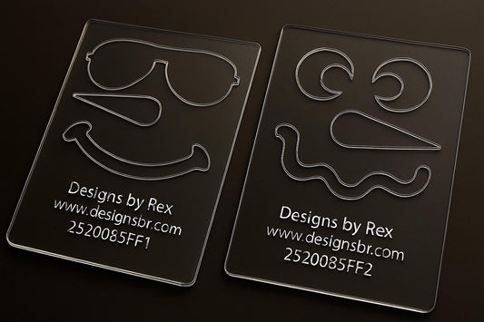 Snowman Lantern Router Templates Cast Acrylic Christmas Snowman Face templates Make Lanterns without CNC or Laser Christmas Lantern Router