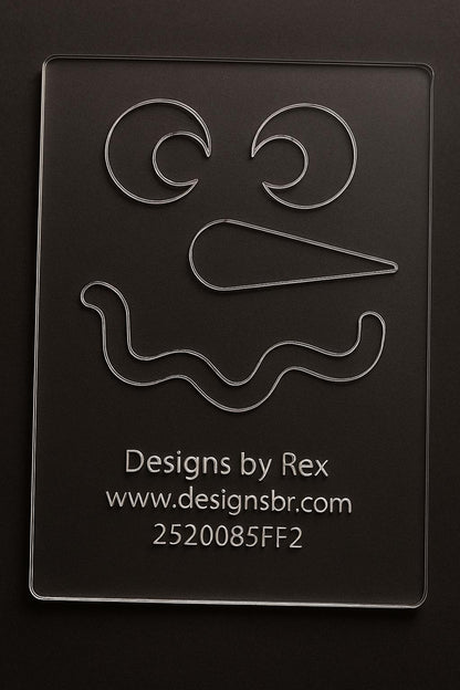 Snowman Lantern Router Templates Cast Acrylic Christmas Snowman Face templates Make Lanterns without CNC or Laser Christmas Lantern Router