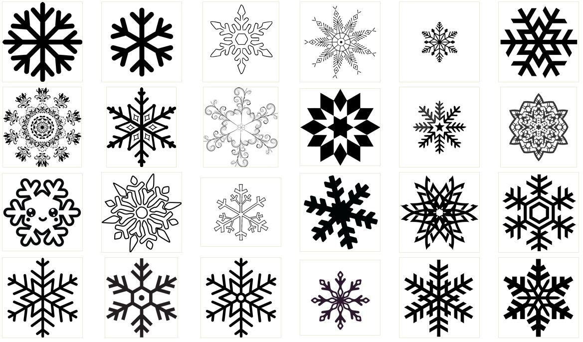 Snowflake SVG Mega Bundle – 100+ Designs Perfect for Cricut, Silhouette, Laser Cutting &amp; More ❄️