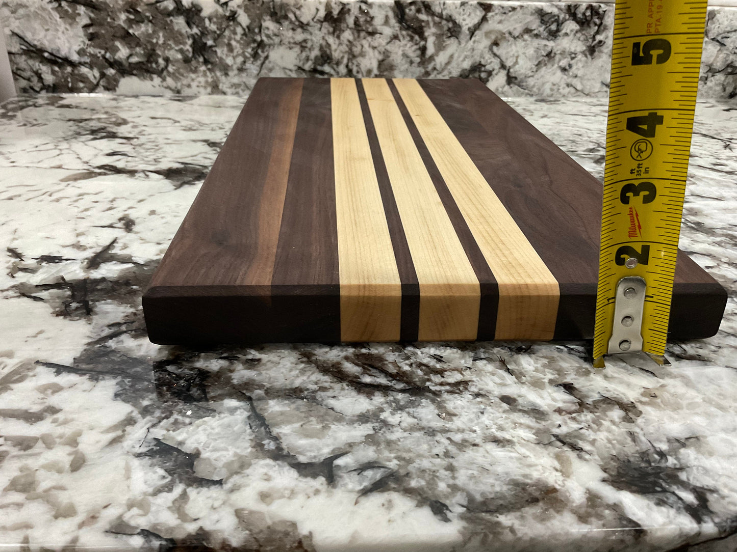 Handmade Cutting board, walnut and maple cutting board, wooden cutting board, charcuterie board, serving board