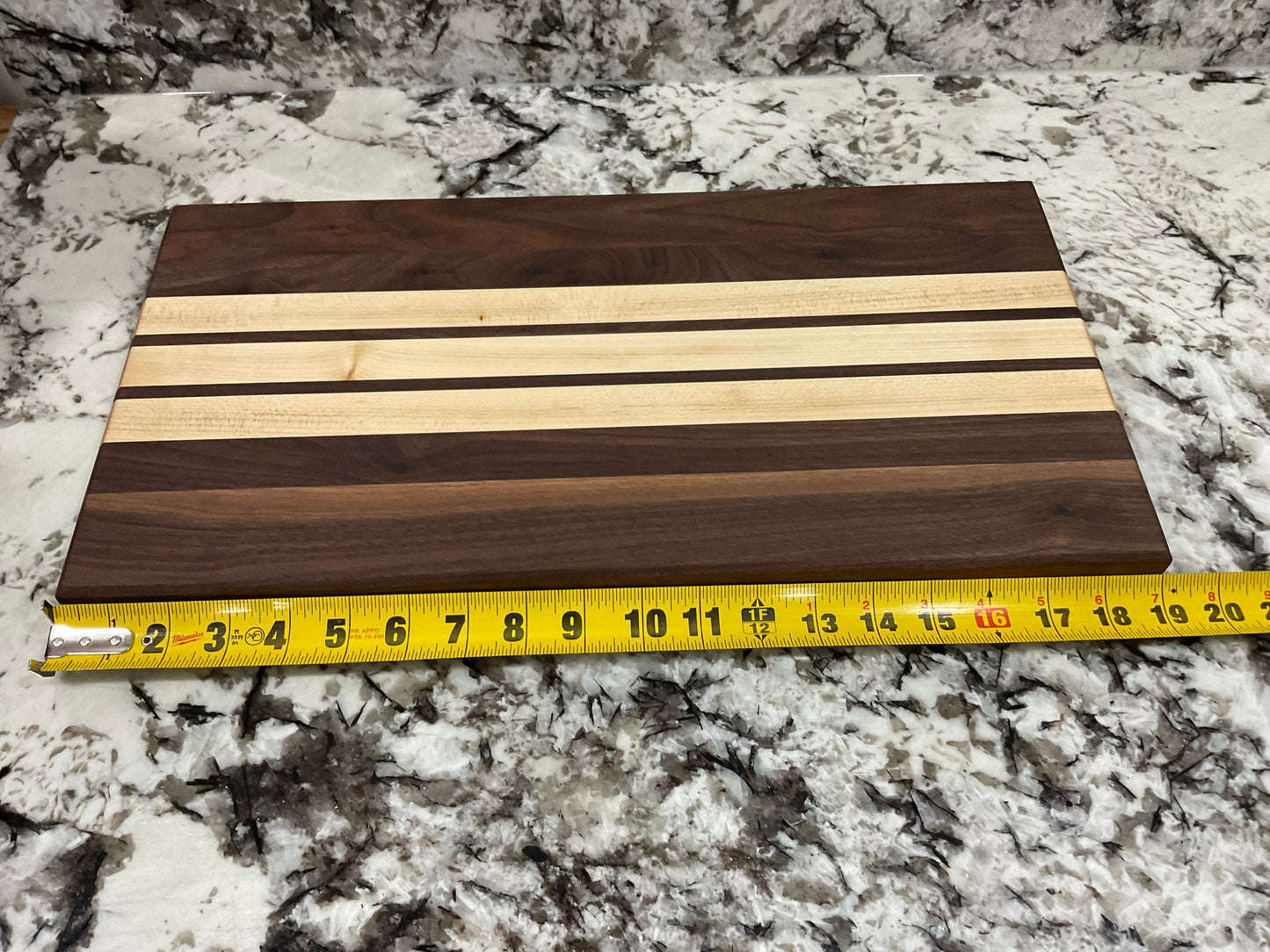 Handmade Cutting board, walnut and maple cutting board, wooden cutting board, charcuterie board, serving board